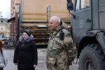 Вчера встретились с нашими военнослужащими, передали им гуманитарный груз, состоящий из строительных материалов и других необходимых вещей