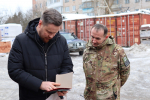 Вчера встретились с нашими военнослужащими, передали им гуманитарный груз, состоящий из строительных материалов и других необходимых вещей