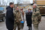 Вчера встретились с нашими военнослужащими, передали им гуманитарный груз, состоящий из строительных материалов и других необходимых вещей